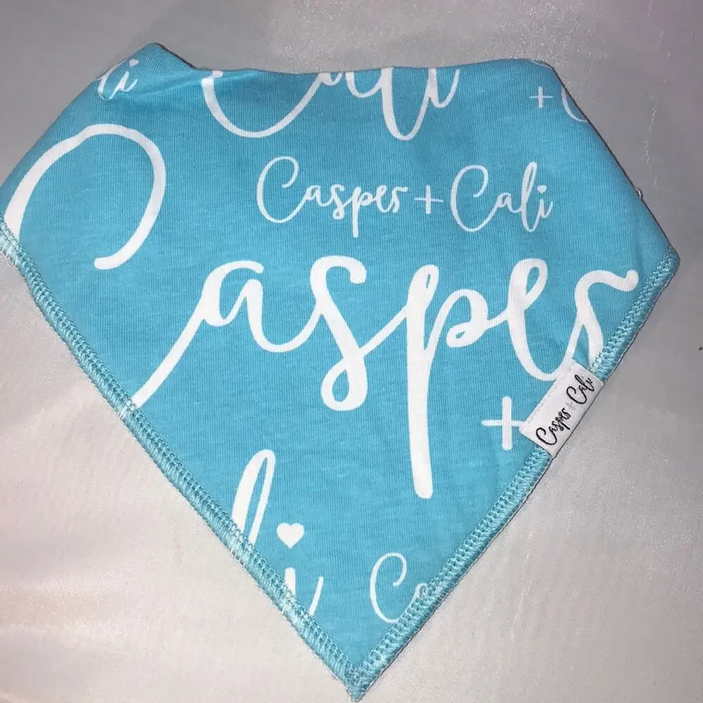 Casper & Cali 4 Organic Baby Boy Bandana Bibs NWT